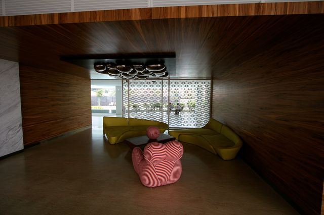 Lobby seating area