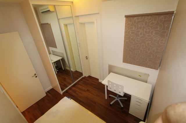 Bedroom with desk